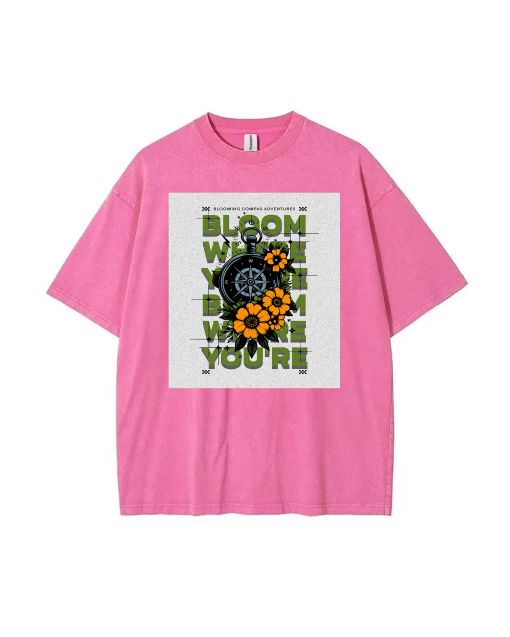 Bloom Where You Are Unisex Teen T-Shirt - Summer Casual & School Weekend Wear | Birthday & Holiday Gift - Men's Flannel & Oversized Style