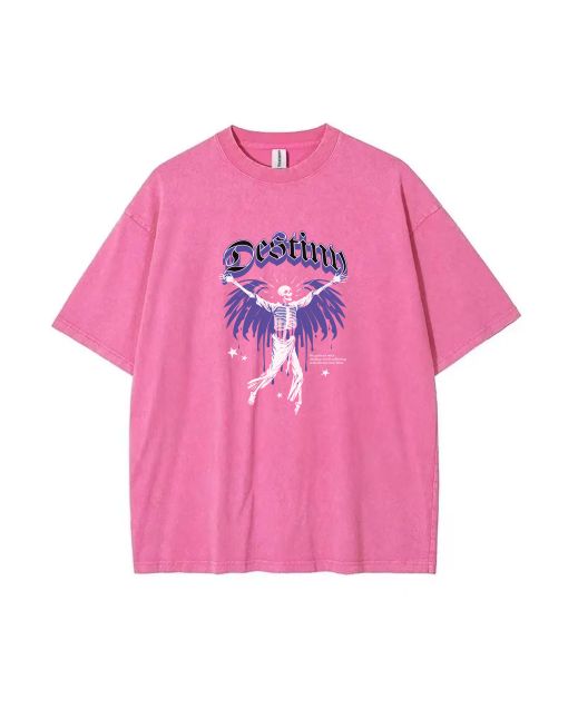 Destiny Mineral Wash T-Shirt: Cool Unisex Teen Beach Shirt for Casual Wear & Gifting, Classic Graphic Design for Summer & Holidays