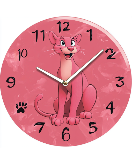 Pink Panther Custom Wall Clock - Stylish Home Decor for Fans, Interior Designers & Gift Shoppers - Perfect for Housewarming or Holiday Gifts!