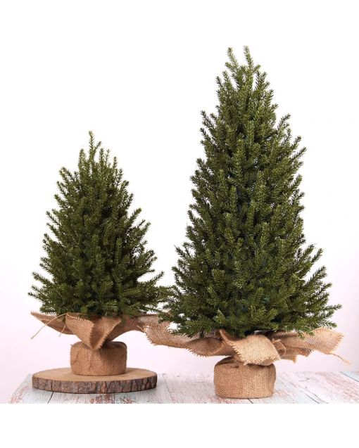 Mini Christmas Tree 3 Sizes | Premium PE Holiday Decorations | Perfect for Apartment & Office Party 2024