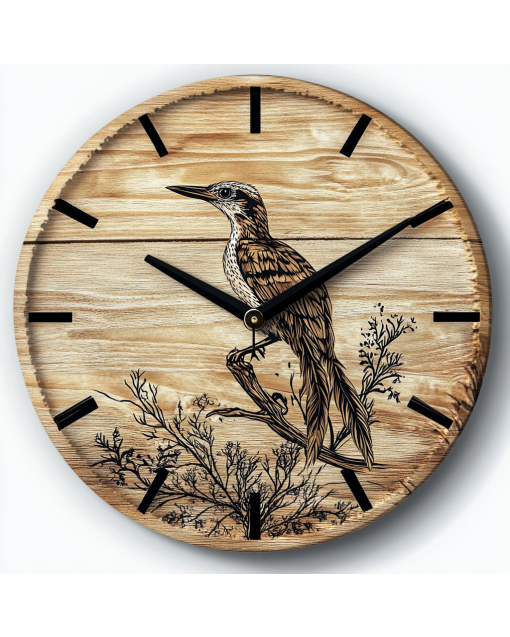 Road Runner Custom Wall Clock - Stylish Home Decor and Functional Timekeeping for Interior Designers, Gift Shoppers, and Living Room Accents