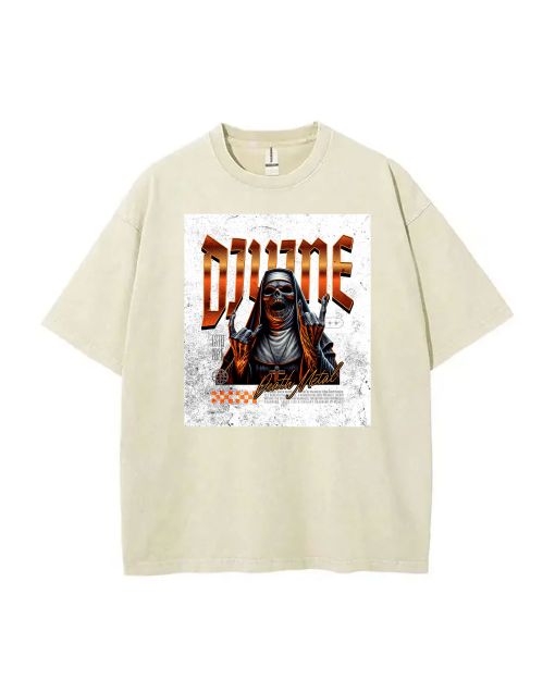 Divine Death Metal Unisex Teen T-Shirt - Summer Casual Wear | School & Weekend Style | Birthday & Holiday Gift | Men's Flannel & Oversized Fit