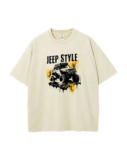 Jeepstyle Unisex Teen T-Shirt - Summer Casual Wear for School & Weekends | Perfect Birthday & Holiday Gift | Men's Flannel & Oversized Style