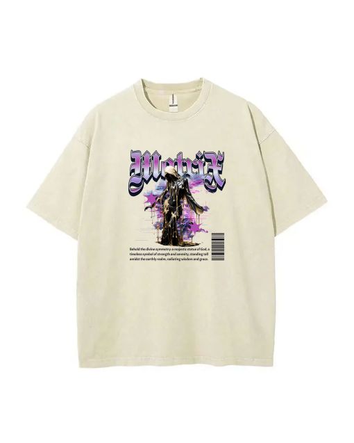 Matrix Statue Unisex Teen T-Shirt - Casual Summer School & Weekend Wear | Birthday & Holiday Gift - Men's Flannel & Oversized Style