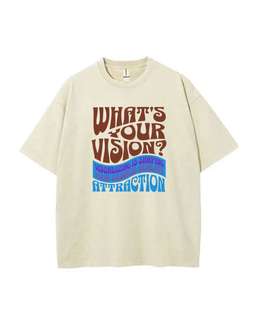 "What Is your Vision Unisex Teen T-Shirt - Summer Casual School & Weekend Wear | Birthday & Holiday Gift | Men's Flannel & Oversized Style"