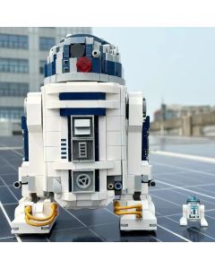 R2-D2 Robot Building Set - Space Exploration Droid | Technical Astromech Model Blocks for Collectors