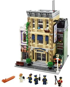 Police Office Modular Building Block Set – City Law Enforcement Headquarters Toy
