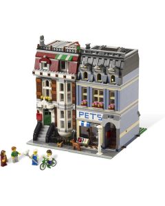 Pet Shop Modular Building Block Set – City Animal Boutique & Apartment Toy