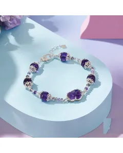 Amethyst Healing Bracelet for Women – Calm & Energy Gift for Meditation, Protection & Balance –  – Main View