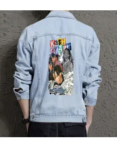Carti Jean Jacket for Men – Gift for Music Fans – Birthday Present - Light Blue - Main View