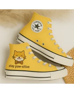 Charm Sneakers for Women and Teens – Stand Out At Festivals, Events, and Parties Perfect Gift for Trendy Fashionistas - Custom Embroidered - Main View