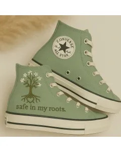 Comfortable Sneakers for Women – and Supportive Footwear for Casual Walks, Outdoor Adventures – Perfect Gift for Active Moms - Custom Embroidered - Main View