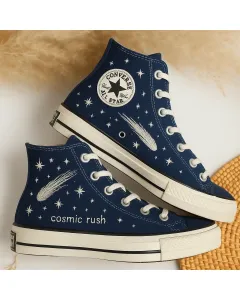 Cosmic Rush Sneakers for Adventurous Explorers – Lightweight and Stylish for Outdoor Adventures, Travel - Custom Embroidered - Main View