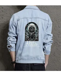 Dirtythrone Graphic Tee for Men - Unique Gift - Father's Day - Light Blue - Main View