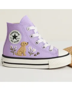 Dog Sneakers for Pet Lovers – and Comfortable Footwear for Casual Walks, Pet Adoption Events –  Perfect Gift for Dog Owners - Custom Embroidered - Main View