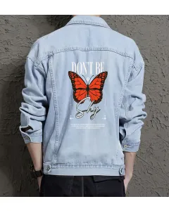Dont Beshy Jean Jacket for Men – Gift for Skater Dudes – Christmas Gift - Light Blue - Main View