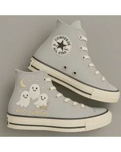 Embroidered Canvas Sneakers for Men, Women, Kids – Stylish Comfort for Everyday Wear, Summer Fun - Custom Embroidered - Main View