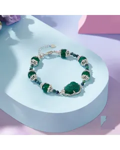 Green Agate Healing Bracelet for Women – Calm Energy Gift for Daily Wear, Stress Relief & Balance –  – Main View
