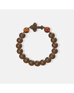 Handcrafted Natural Agarwood Bracelet for Spiritual Gift Buyers – Calming Energy for Meditation, Protection – Mixed – Main View