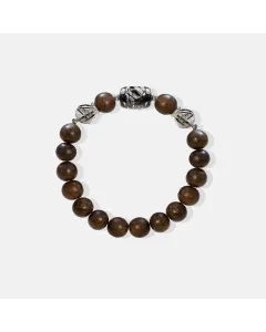 Handcrafted Natural Agarwood Bracelet for Spiritual Gift Buyers – Grounding Energy for Meditation, Daily Wear – Mixed – Main View