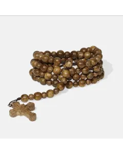 Handcrafted Natural Agarwood Bracelet for Spiritual Gift Buyers – Grounding Energy for Meditation, Protection – Mixed – Main View