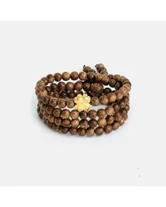 Handcrafted Natural Agarwood Bracelet for Spiritual Souls – Grounding Energy for Daily Wear