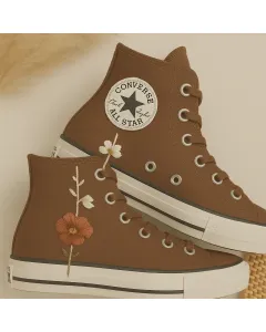High-top Sneakers for Men and Women – Trendy Footwear for Casual Outings, Night Outings, Perfect Gift for Sneakerheads - Custom Embroidered - Main View