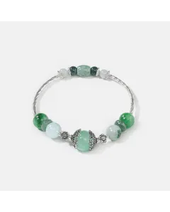 Jade Healing Bracelet for Women – Energy Boosting Crystal Gift for Calmness, Daily Wear and Meditation –  – Main View