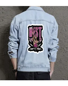 Men's Casual Denim Jacket - Gift for Nephew on Stylish Look - Leisure Activities Style for Valentine's Day - Urban Men - Light Blue - Main View