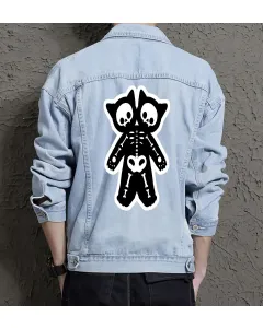 Men's Casual Denim Jacket - Gift Idea for Him - Classic Fit for Campus Style - Perfect for College Start - Light Blue - Main View