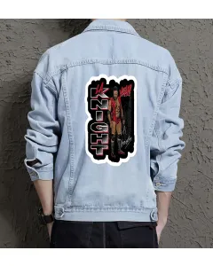 Men's Casual Denim Jacket - Perfect Present for Son - Clean Design - for Campus Style - Birthday Gift - Light Blue - Main View