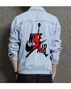 Men's Classic Jean Jacket for Dad - Great Button Front Gift - Street Style for Birthday - Trend Followers - Light Blue - Main View