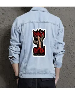 Men's Classic Jean Jacket for Him - Front Pockets with Day Trips - Gift Idea for Christmas Teenagers - Light Blue - Main View