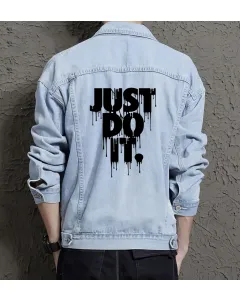 Men's Classic Jean Jacket - Ideal Gift for Dad - Casual Style Style - Great for School Wear - Birthday Gift - Light Blue - Main View