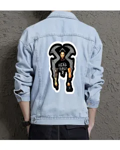 Men's Classic Jean Jacket - Perfect Present for Grandson - Clean Design - for Social Events - Christmas Gift - Light Blue - Main View