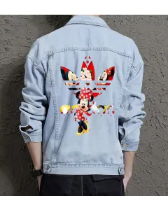 Men's Denim Jacket - Gift for College Student - Button Front for Casual Hangouts - Celebration for Active Men - Light Blue - Main View