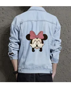 Men's Denim Jacket - Gift for Teenager - Relaxed Style for Casual Outings - Special Occasion for Urban Men - Light Blue - Main View