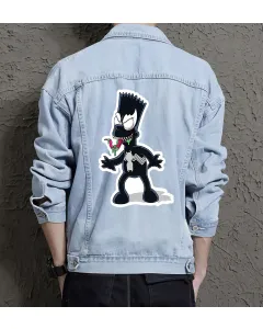 Men's Denim Jacket - Perfect Present for Nephew - Everyday Style - for Everyday Wear - Special Occasion Gift - Light Blue - Main View
