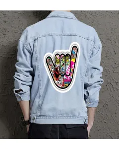 Men's Denim Jacket - Perfect Present for Teenager - Minimalist Design - for Casual Outings - Congratulations Gift - Light Blue - Main View
