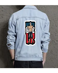Men's Denim Outerwear for Graduate - Great Classic Fit Gift - Casual Meetups for Valentine's Day - Street Style Lovers - Light Blue - Main View