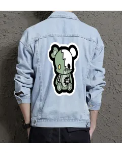 Men's Denim Outerwear - Gift for Young Man on Casual Style - Social Events Style for Christmas - Millennials - Light Blue - Main View