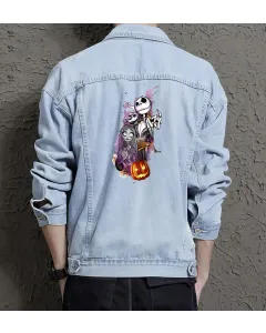 Men's Denim Outerwear - Perfect Present for Son - Stylish Look - for Casual Outings - Christmas Gift - Light Blue - Main View