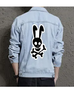 Men's Jean Jacket for Teenager - Great Simple Style Gift - Street Festivals for New Year - Casual Dressers - Light Blue - Main View