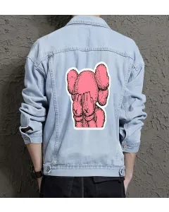 Men's Jean Jacket - Gift Idea for College Student - Contrast Stitching for Urban Fashion - Perfect for Just Because - Light Blue - Main View