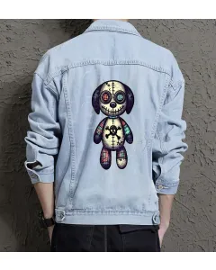 Men's Jean Jacket - Gift Idea for Husband - Simple Style for Social Events - Perfect for Holiday Season - Light Blue - Main View