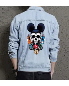 Men's Jean Jacket - Gift Idea for Teen Boys - Relaxed Style for Outdoor Activities - Perfect for Graduation - Light Blue - Main View