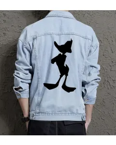 Men's Jean Jacket - Ideal Gift for Teen Boys - Casual Style Style - Great for Campus Style - New Year Gift - Light Blue - Main View