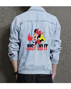 Men's Modern Denim Jacket - for College Student - Vintage Style for Casual Outings - Great Gift for New Year Casual Dressers - Light Blue - Main View