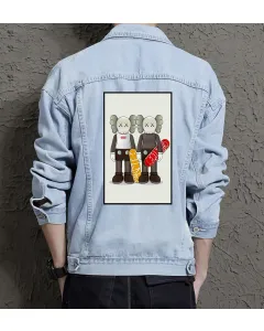 Men's Modern Denim Jacket - Gift for College Student - Contemporary Style for Outdoor Activities - Father's Day for College Students - Light Blue - Main View