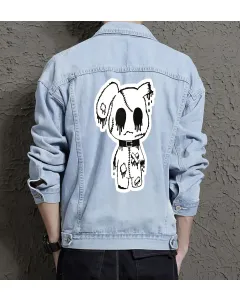 Men's Modern Denim Jacket - Ideal Gift for Teen Boys - Versatile Design Style - Great for Campus Style - Celebration Gift - Light Blue - Main View